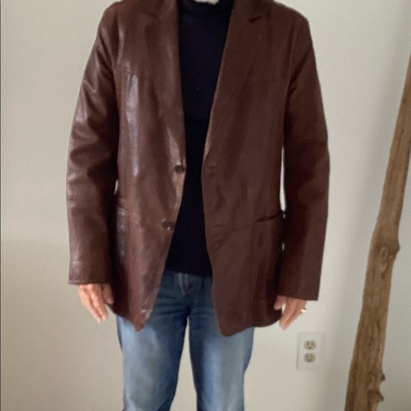 ANDREW MARC Waxed Leather Jacket - Picture 6 of 10